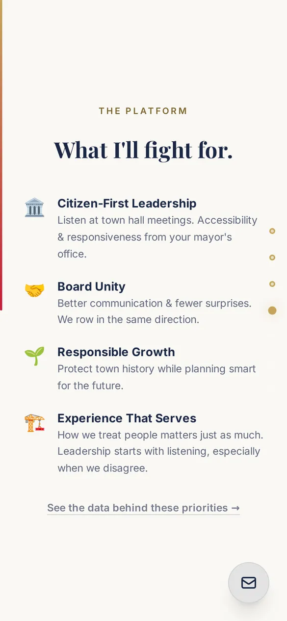 John Harber for Mayor section 3